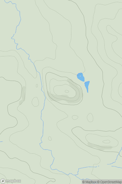 Thumbnail image for Castle Hill [South Central England] showing contour plot for surrounding peak
